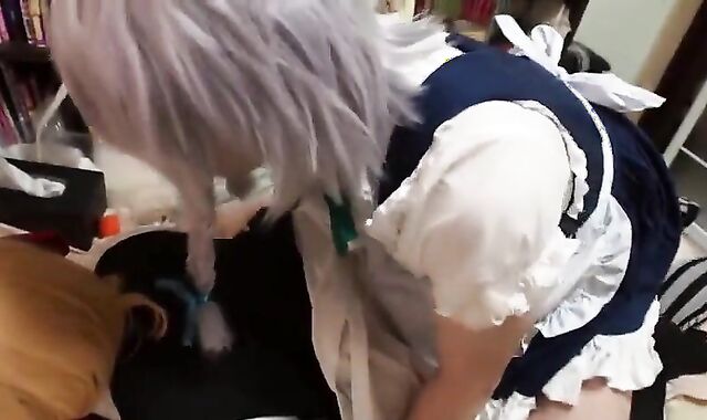 Cosplay Anal Fun with Asian Amateur Crossdresser