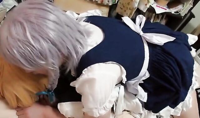 Cosplay Anal Fun with Asian Amateur Crossdresser