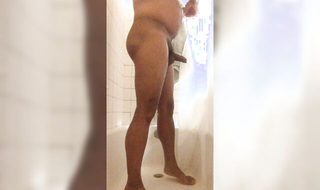 Indian in shower