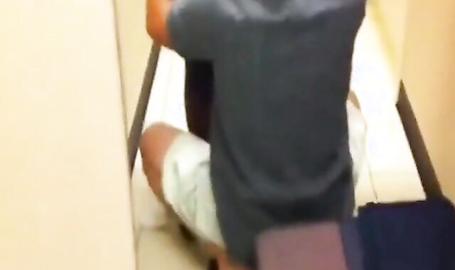 Amateur Anal Hunk Fucks in Dressing Room 2