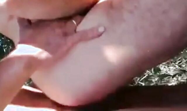 Big-Cock Daddy Loves Foreskin Outdoors