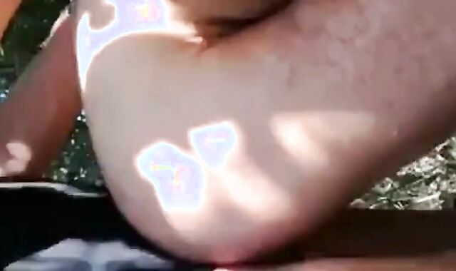 Big-Cock Daddy Loves Foreskin Outdoors