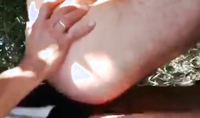 Big-Cock Daddy Loves Foreskin Outdoors