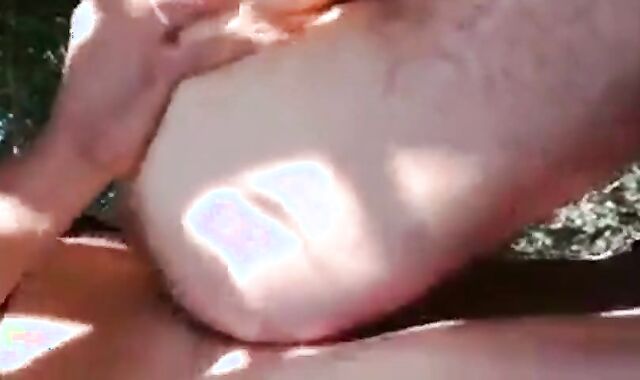 Big-Cock Daddy Loves Foreskin Outdoors