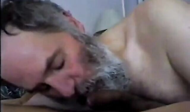 Bearded Daddy Sucks and Swallows 2