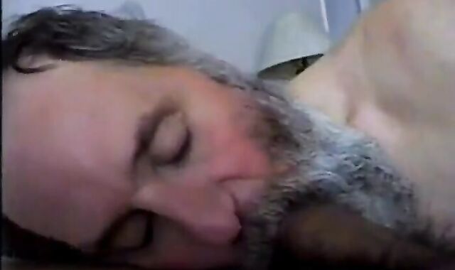 Bearded Daddy Sucks and Swallows 2