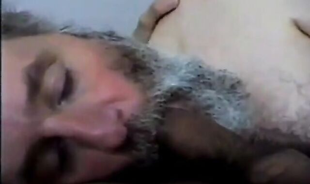 Bearded Daddy Sucks and Swallows 2