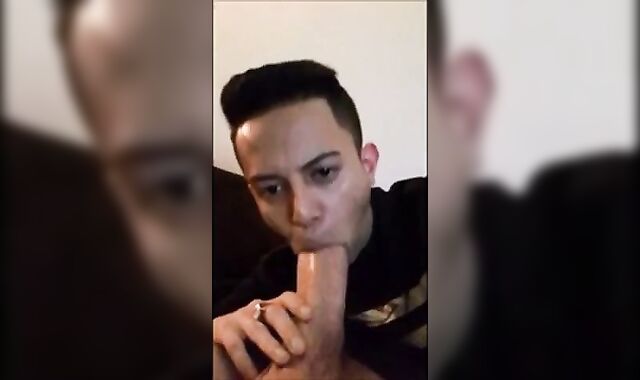 Big Cock Blowjob by Amateur Twink