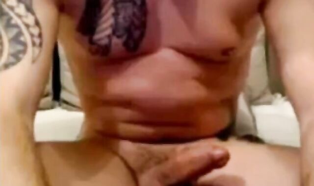 Big-Dick Daddy's Precum & Cum Webcam Show