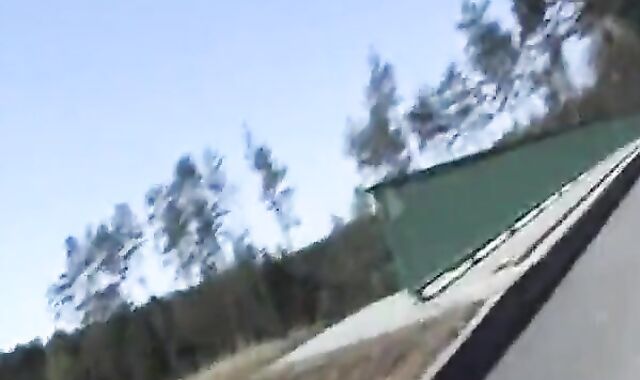 Outdoor Handjob Overlooking the Highway