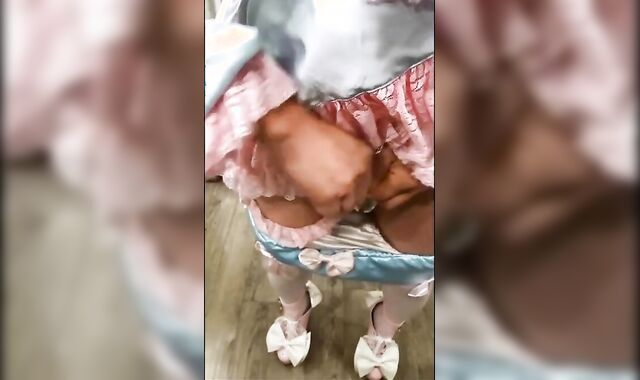 Asian Sissy's Small Cock Caged 2