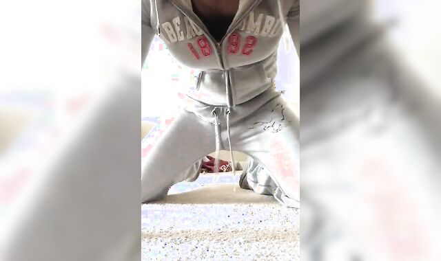 Chastity Frustration: Crossdressing Twink's BDSM Play