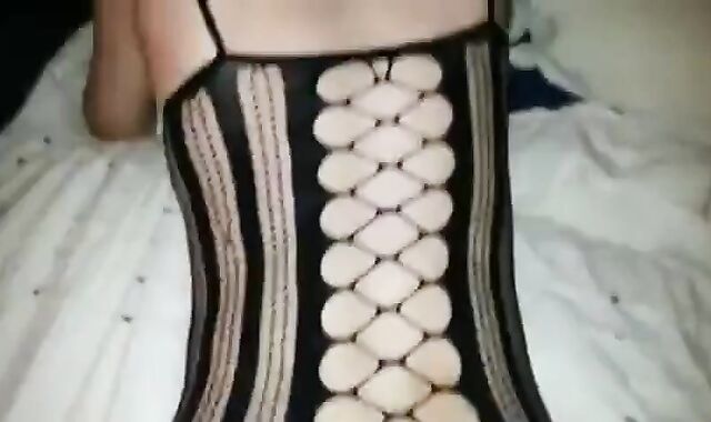 Sissy's Interracial Bareback Creampie