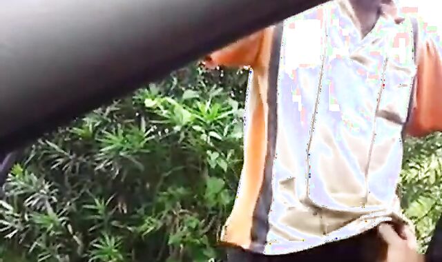 Big-Cock Daddy Cruising Outside 2