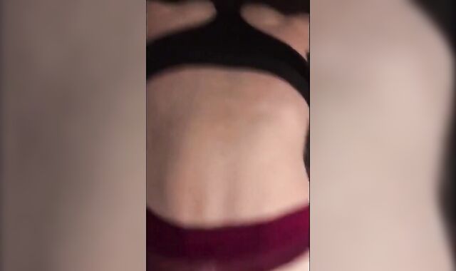 Red Thong Crossdresser Anal with Muscular Top