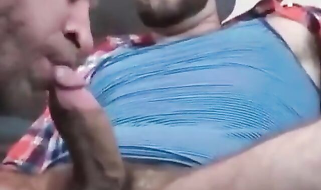 Straight Guy Gets Serviced by a Daddy