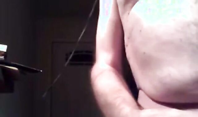 Grandpa with Big Cock Wanks and Cums