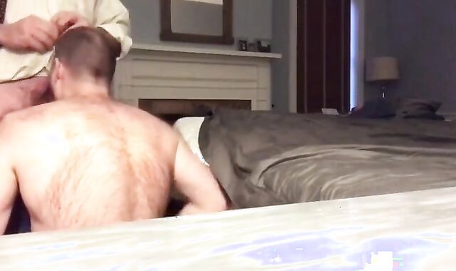 Bareback Daddy Bear Caught on Tape