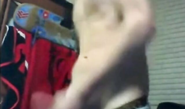 Twink Jacks Off In His Dorm Room