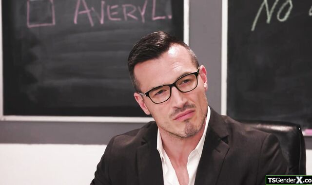 Tgirl cheerleader has hardon for teacher