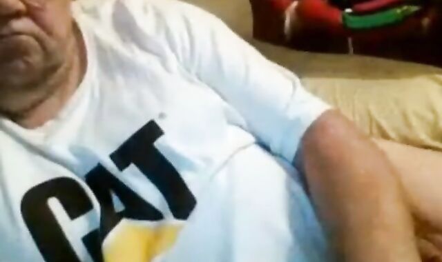 Daddy Strokes on Webcam