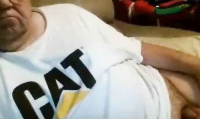 Daddy Strokes on Webcam