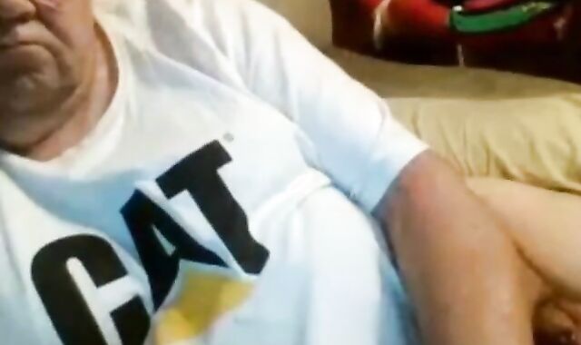 Daddy Strokes on Webcam