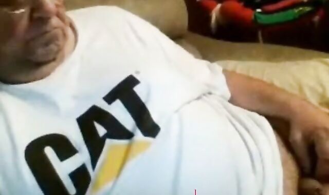 Daddy Strokes on Webcam