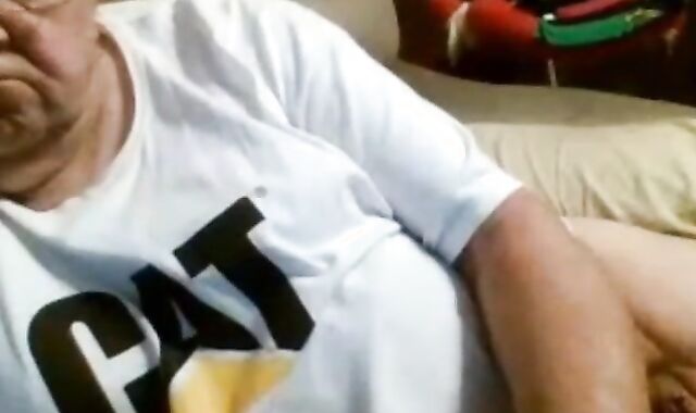 Daddy Strokes on Webcam