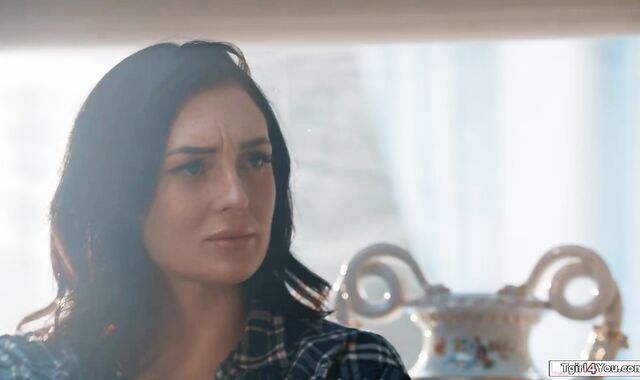 Busty tgirl fairy pops out of a diamond