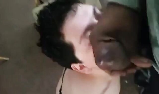Big Cock Interracial Amateur Fucks Lil' Twink Bruno