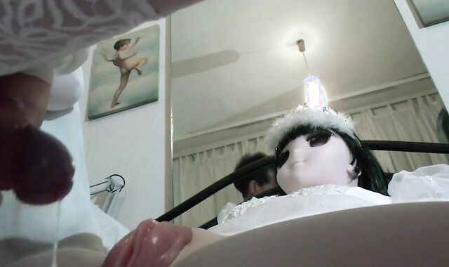 Sissy Crossdresser Fucks Doll with Emo Vibe