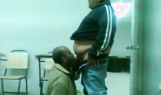 Fat Daddy Bear Sucks Chub