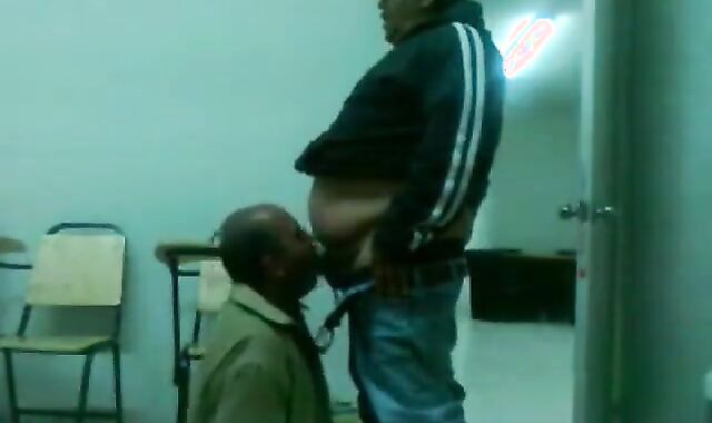 Fat Daddy Bear Sucks Chub