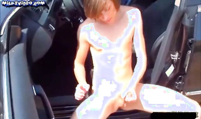 youngster And teenie In Truck Whit wand Milks And love jam explosion On Rail