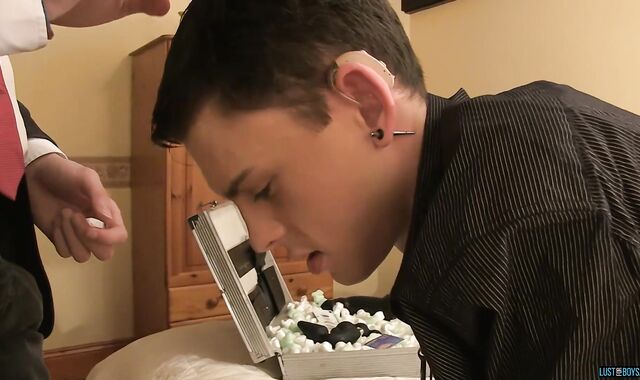 LustForBoys.com voyeur-voyeur James toying with intercourse playthings