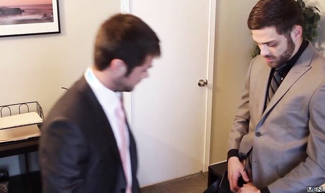 My Suspended Secretary spycam-spycam Tommy Defendi and Mike De Marko ass fucking pound