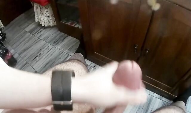 Cum Tribute to a Big Mushroom Head Cock 2