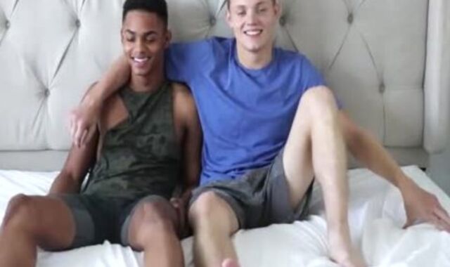 ebony And Milky sausages gang-intercourse Rock-hard