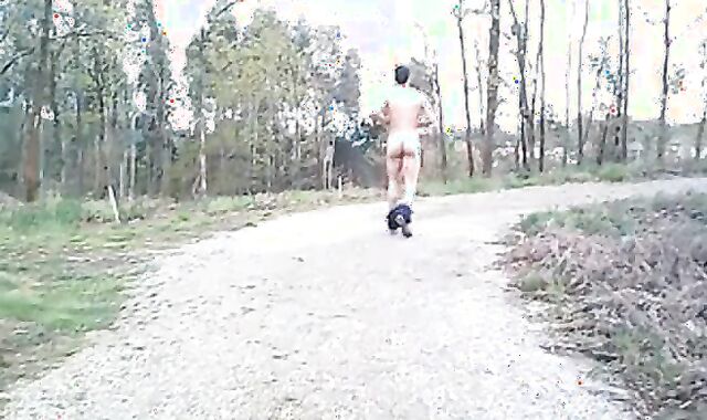 Portuguese Bear Strips and Shows His Big Cock
