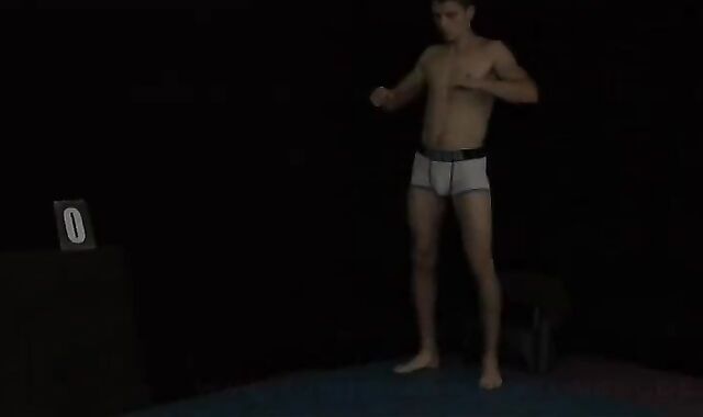 Gay-for-pay Euro boyz Grappling nude uber-cute-looking