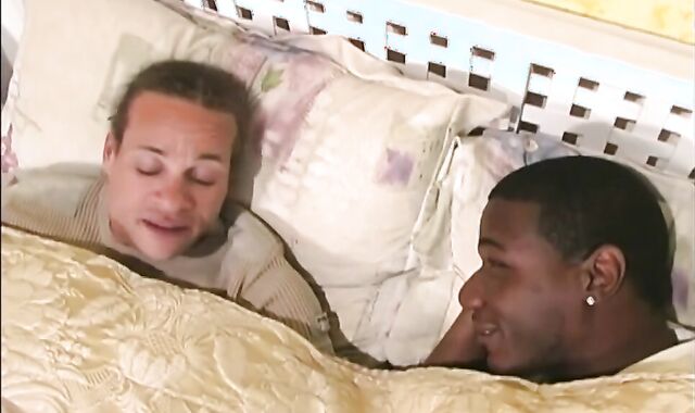 fag ebony duo bonks A Milky twink