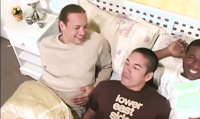 fag ebony duo bonks A Milky twink