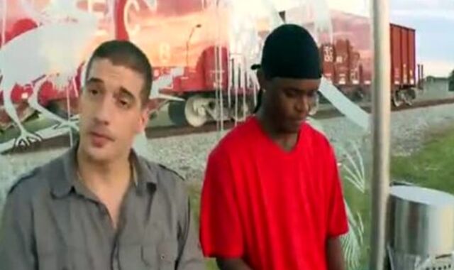 Milky twink ravaging A dark Thug
