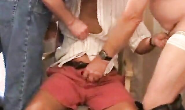 Amateur Daddies Group Sex Threesome