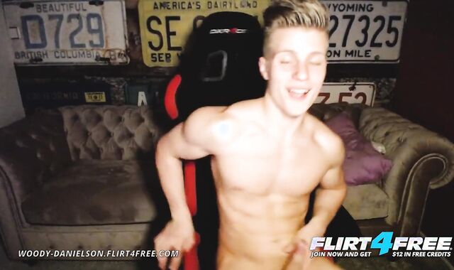 Cocklet Danielson On Flirt4Free spycam-voyeur glamorous Towheaded Model Faps His perfect ten-Pounder