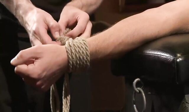 Platinum-blonde bondman