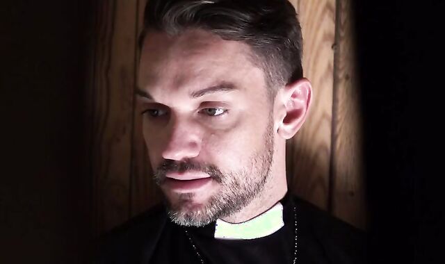 Catholic youngster Edward Terrant Confessing Sins To Priest