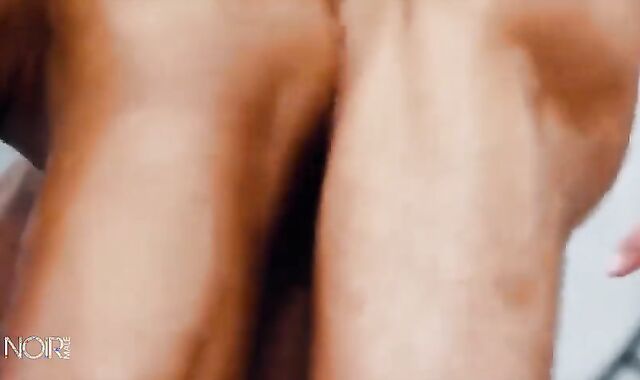 Darksome Gymrat Sucks Some Pumped Up Good-sized Milky ten-Pounder