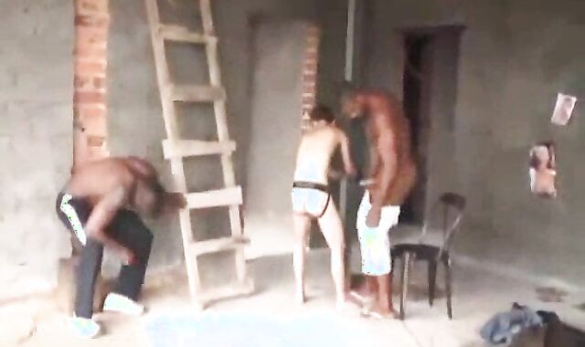 2 dark Instructos romped A Milky bondman